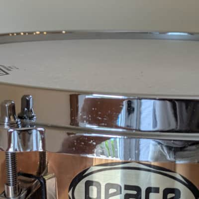 Peace Bronze 14x5.5" Snare with Diecast Hoops - Bronze image 9
