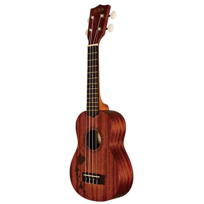 Kala KA-15S-H1 Satin Mahogany Soprano Ukulele - Hawaiian Islands image 2