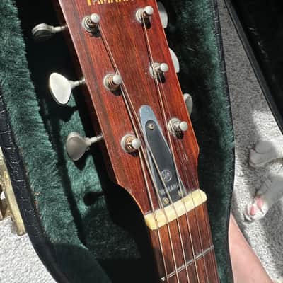 Yamaha FG-180 Jumbo Dreadnought - Nippon Gakki Red Label Japan - Freshly Serviced - Neck Reset / Nut / Saddle - Relic image 4