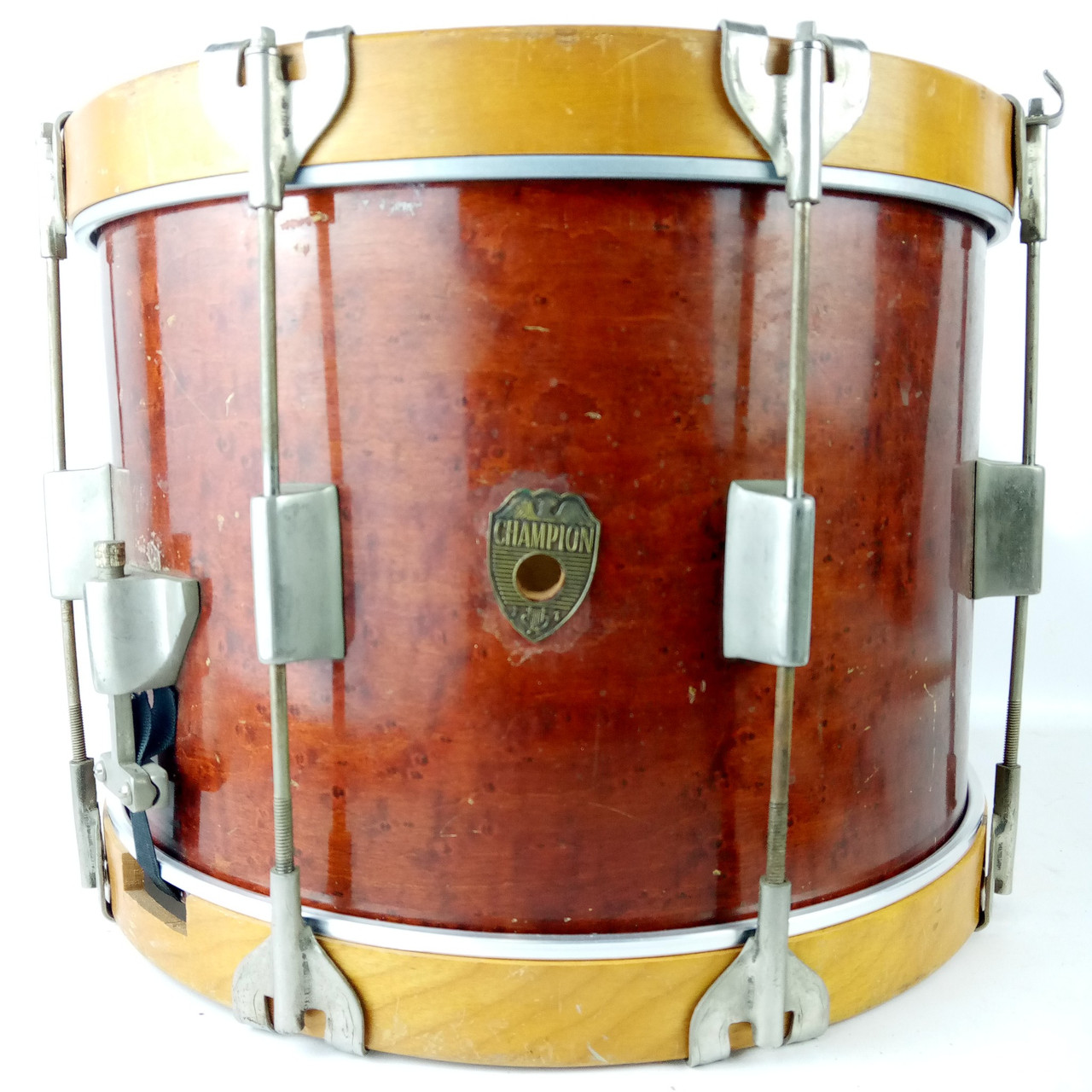 Kent Champion 10x14" Marching Snare Drum 2Ply Maple+Wood Hoops Vintage 60s USA* — main photograph