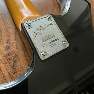 B.C. Rich Warlock Electric Guitar LA California Neck Plate Black Reverse Headstock image 15
