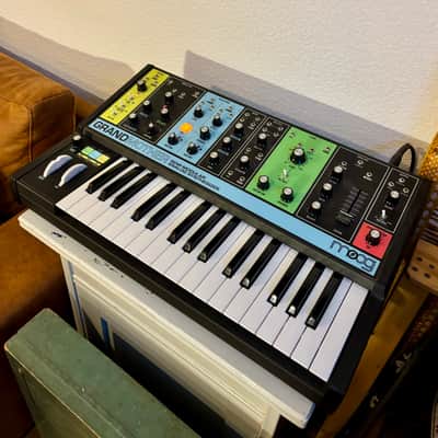 Moog Grandmother 32-Key Semi-Modular Analog Synthesizer 2018 - Present - Black / Multi-Colored Panel