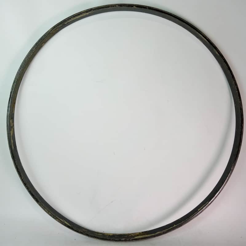 Slingerland/Ludwig 30"COW Concert Bass Drum Hoop Rim Marching Parade Chrome-Wood image 1