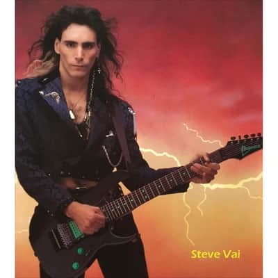 Ibanez JEM77PBFP Steve Vai Signature Jem w/Bag - Blue Floral Pattern image 11