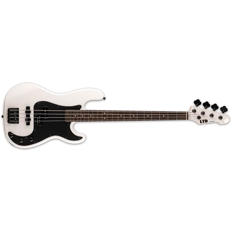 ESP LTD Surveyor '87 Pearl White Electric Bass Guitar 1987 87 - NEW image 1