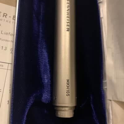 Mint vintage Sennheiser MKH 105 in original box and papers image 4