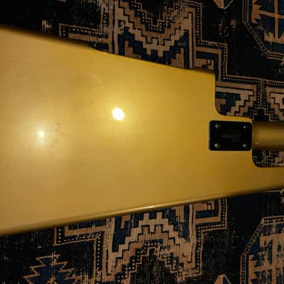 1987 Gibson 20/20 Ned Steinberger Bass - Gold Inca Silver image 11