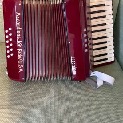 12 Bass Accordiana Accordion ` - red image 2