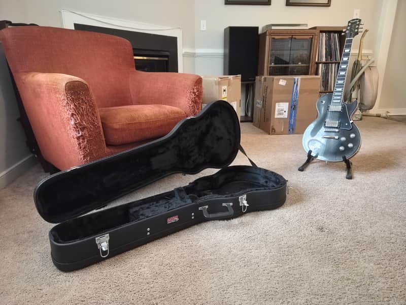 Gator GWE-LPS-BLK Economy Wood Single-Cutaway Electric Guitar Case 2010s - Black image 1