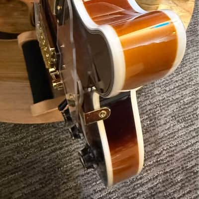 Grote LPF-001 Semi-Hollow Body Electric Guitar - Coils Splitting (Flamed Vintage Sunburst) image 9