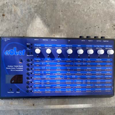 Dave Smith Instruments Evolver Desktop Monophonic Synthesizer 2002 - 2016 - Blue