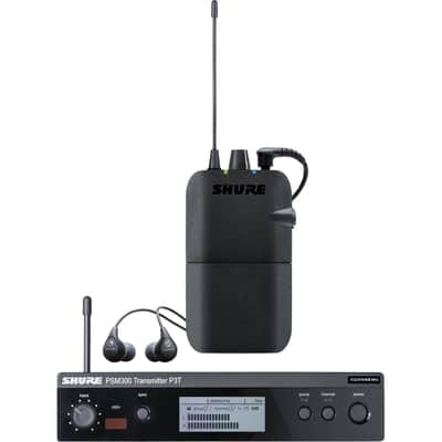 Shure PSM 300 Stereo Personal Monitor System with SE112 Earphones (B-Stock) image 2
