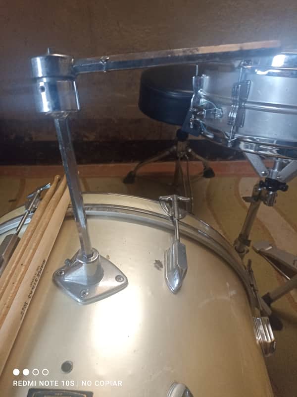 1 Tom arm and bass drum holder Pearl Vintage 60's Made in Japan image 1
