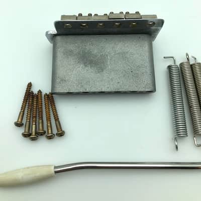 Relic’d Stratocaster Style Tremolo Vibrato - Relic’d Chrome/Nickel image 4