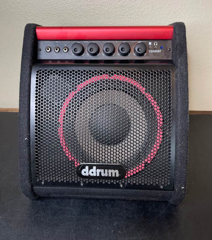 ddrum DDA50 BT 50-Watt 1x10" Bluetooth Electronic Percussion Amp 2010s - Black / Red image 1