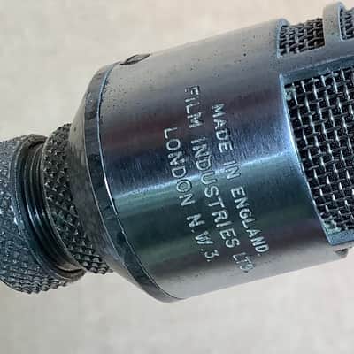 Film Industries LTD made in London Uk vintage Ribbon microphone image 3