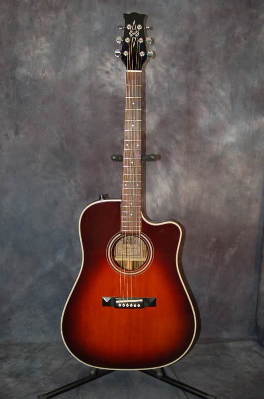 Alvarez 5082 Acoustic Electric Thinline Guitar MIJ 1984 Sunburst New Profile Gigbag image 1