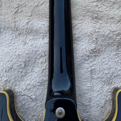 Aria Pro II TA Black ‘N’ Gold Vintage Semi-Hollow Electric Guitar, Early 1980s, Made in Japan image 12