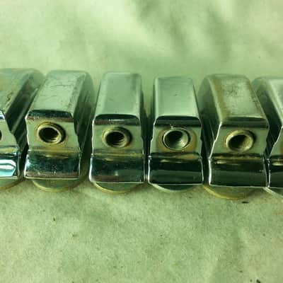 *Leedy 6x Beavertail Tom/Snare Drum Lugs Chrome Slingerland Slingerleedy 50s-60s image 2