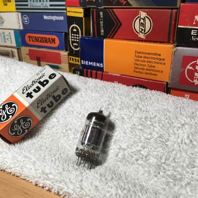 1 x NOS GE USA 5814A ~ Disc/Solid Disc Getter Special Edition △ ~ Premium Rugged Low Noise 12AU7 ECC82 ~ Holy Grail Musicality image 2