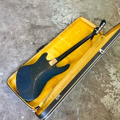 Guyatone EB-9 Sharp 5 Bass guitar c 1969 - Blue original vintage MIJ Japan image 13