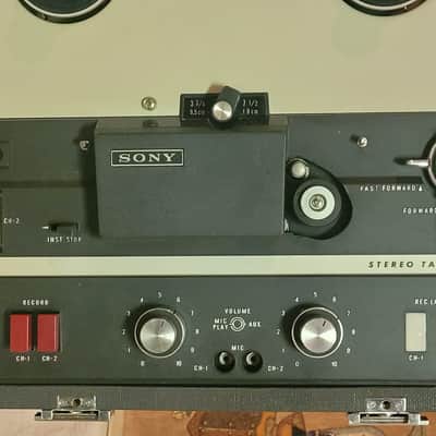 Sony TC 500a Tapecorder tube reel to reel 1/4" 2 speed recorder. 70's image 4