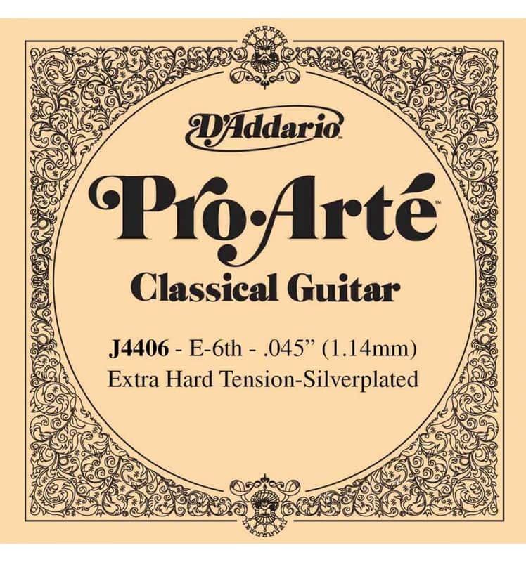 D'Addario J4406 Pro-Arte Nylon Classical Guitar Single String Normal Tension Sixth String image 1