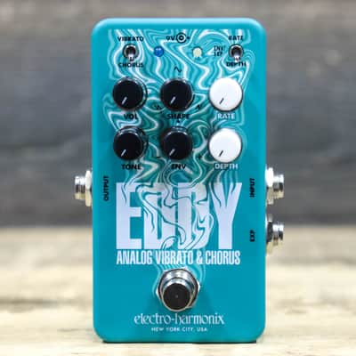 Electro-Harmonix Eddy Analog Vibrato & Chorus w/Expression Guitar Effect Pedal image 1