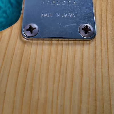 1976 Aria Pro II Stage Caster MIJ Matsumoku Natural Ash Strat w/ Case image 17