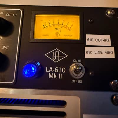 universal audio LA610 mkⅡ 美品 Universal Audio LA-610 Mk II Tube Channel Strip Reviews | Sweetwater