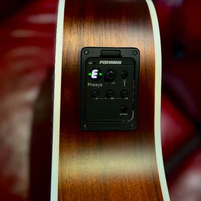 Cort GA5F-BW NS Grand Regal Series Solid Red Cedar/Australian Blackwood Grand Auditorium Cutaway with Electronics - Natural Satin image 8