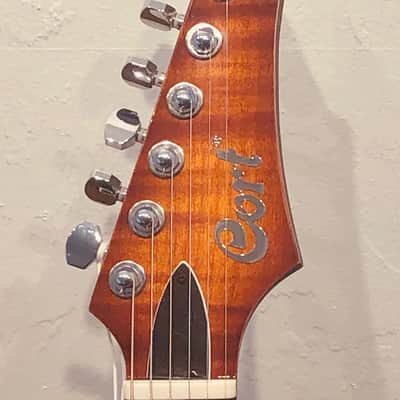 Cort X700DUALITYAVB Duality X Series Flamed Maple on Swamp Ash Body 6-String Electric Guitar w/Bag image 10