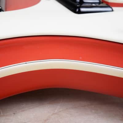 Mosrite The Ventures Model Mark I 1964 Reissue 2000s Red w/ Hard Case image 8