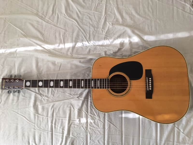 1979 Vintage Kiso Suzuki W-200 .. Martin D-28 Profile & figures
