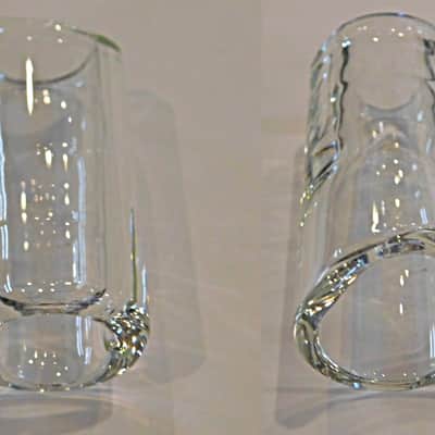 The Rock Slide GRS-LC Rock Glass Guitar Slide Size Large Ring Size 10-12 Clear image 5