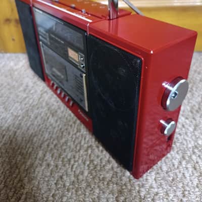 Panasonic RX F 32LS Rare Vintage Red Casette Deck Boombox Warranty image 7