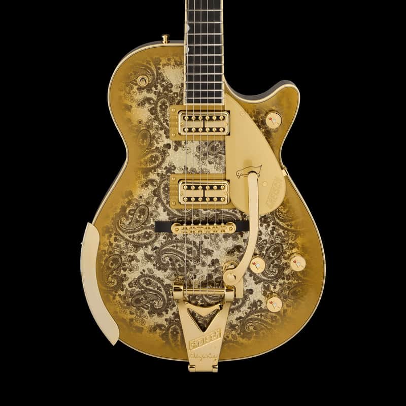 Gretsch Limited Edition G6134TG Paisley Penguin Gold Paisley With Case image 1