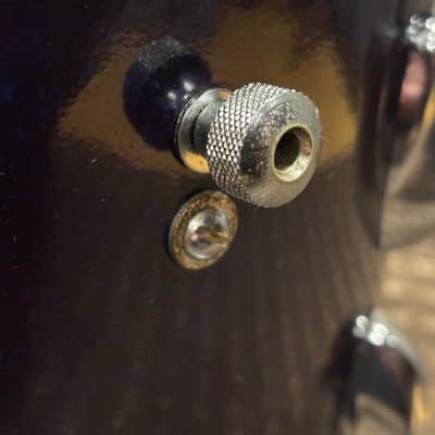Vintage 1966 Slingerland Tom Drum 8 x 12 Blue Sparkle image 6