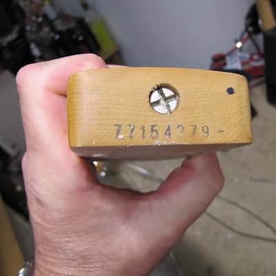 Fender  50s style parts bass  Natural image 9
