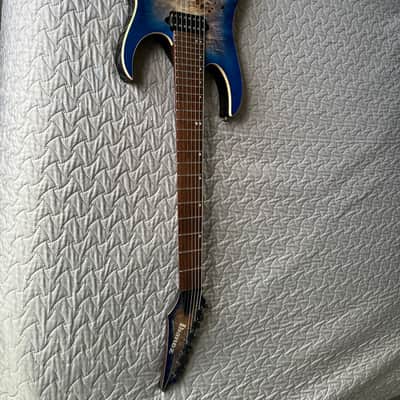 Ibanez RG Premium RG1027PBF 2017 - Cerulean Blue Burst image 2