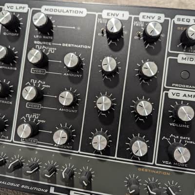Analogue Solutions Leipzig-S Analog Monosynth with Sequencer 2010s - Black image 3