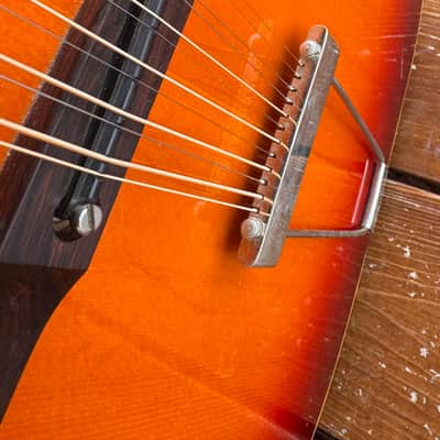 RARE 1961 Gibson B-45-12 Cherry Sunburst 12-String W/Original Hard Case plus Accesories image 6