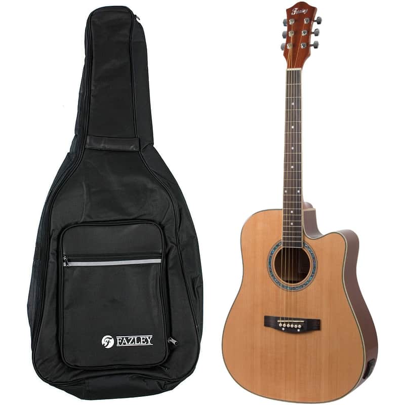 Fazley FE118CN Electro-Acoustic Steel-String Guitar + Gig Bag image 1