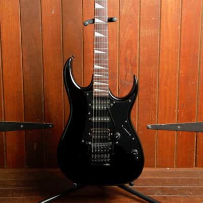 Ibanez EX350 Black Electric Guitar Made in Korea 1991 Pre-Owned image 2