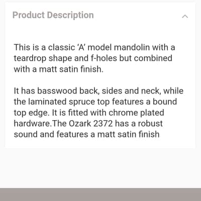 Ozark Model 'A' Mandolin image 4