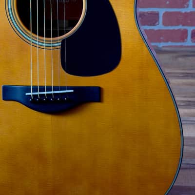 Yamaha FGX2 Red Label Dreadnought Acoustic-electric Guitar - Natural Matte image 3