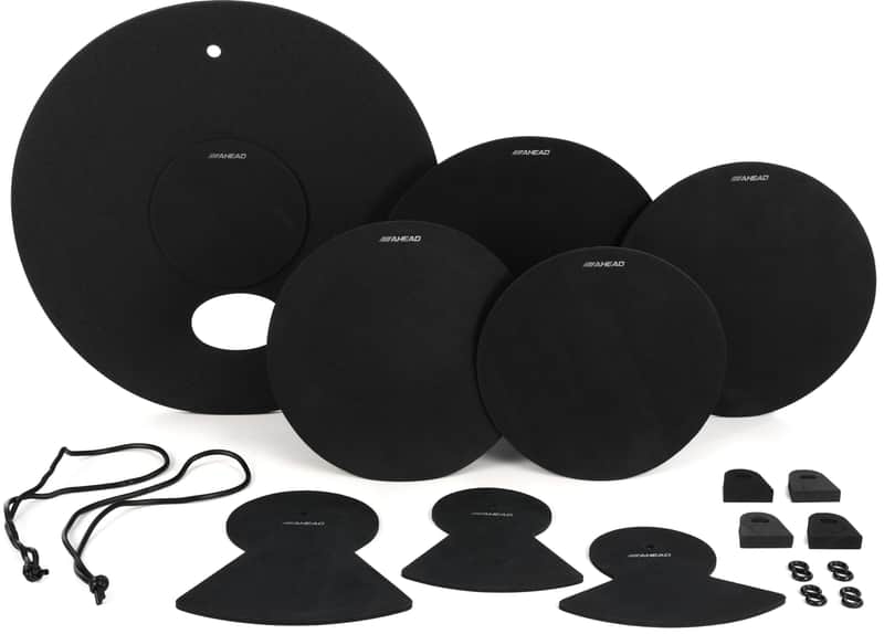 Ahead Standard 8-Piece Rubber Drum Silencer Set - 12", 13", 14", 16", 22" image 1
