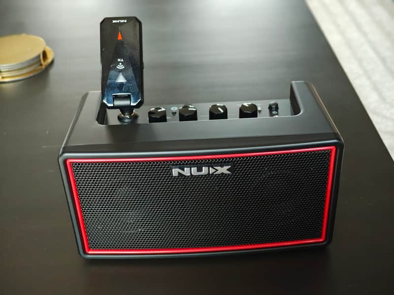 NuX Mighty Air 4-Watt 2x2" Stereo Bluetooth Guitar Combo 2020s - Black image 1