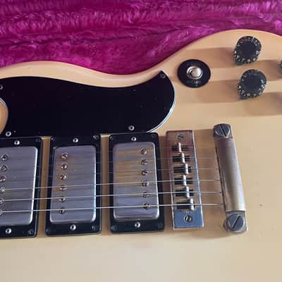 Gibson SG custom 1975 - Polaris white - 100% original - No break image 12