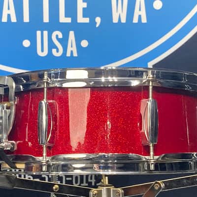 Tama - 5x14" Imperialstar Snare Drum 2000's - Red Sparkle image 9